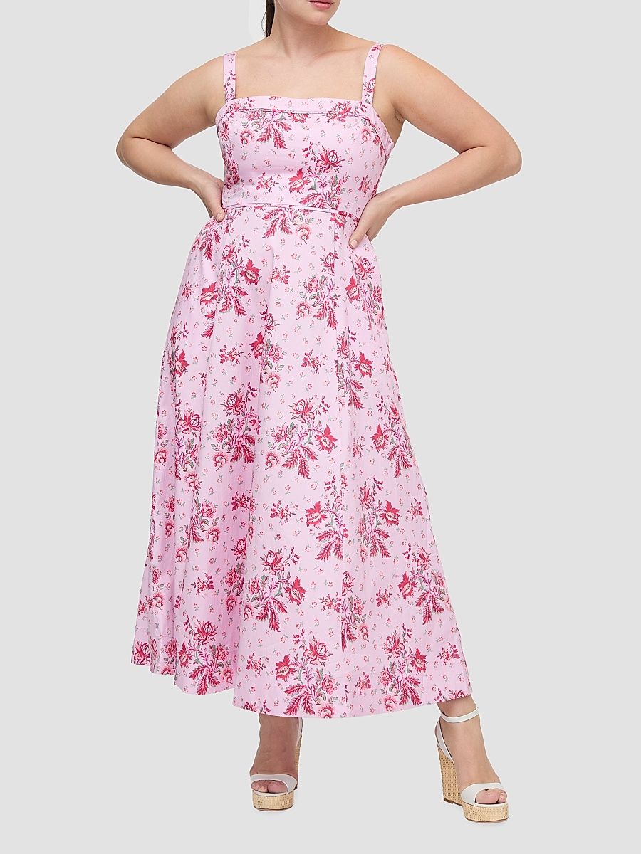 Women's The Ezra Dress - Pink Delft Bouquet - Size XXL