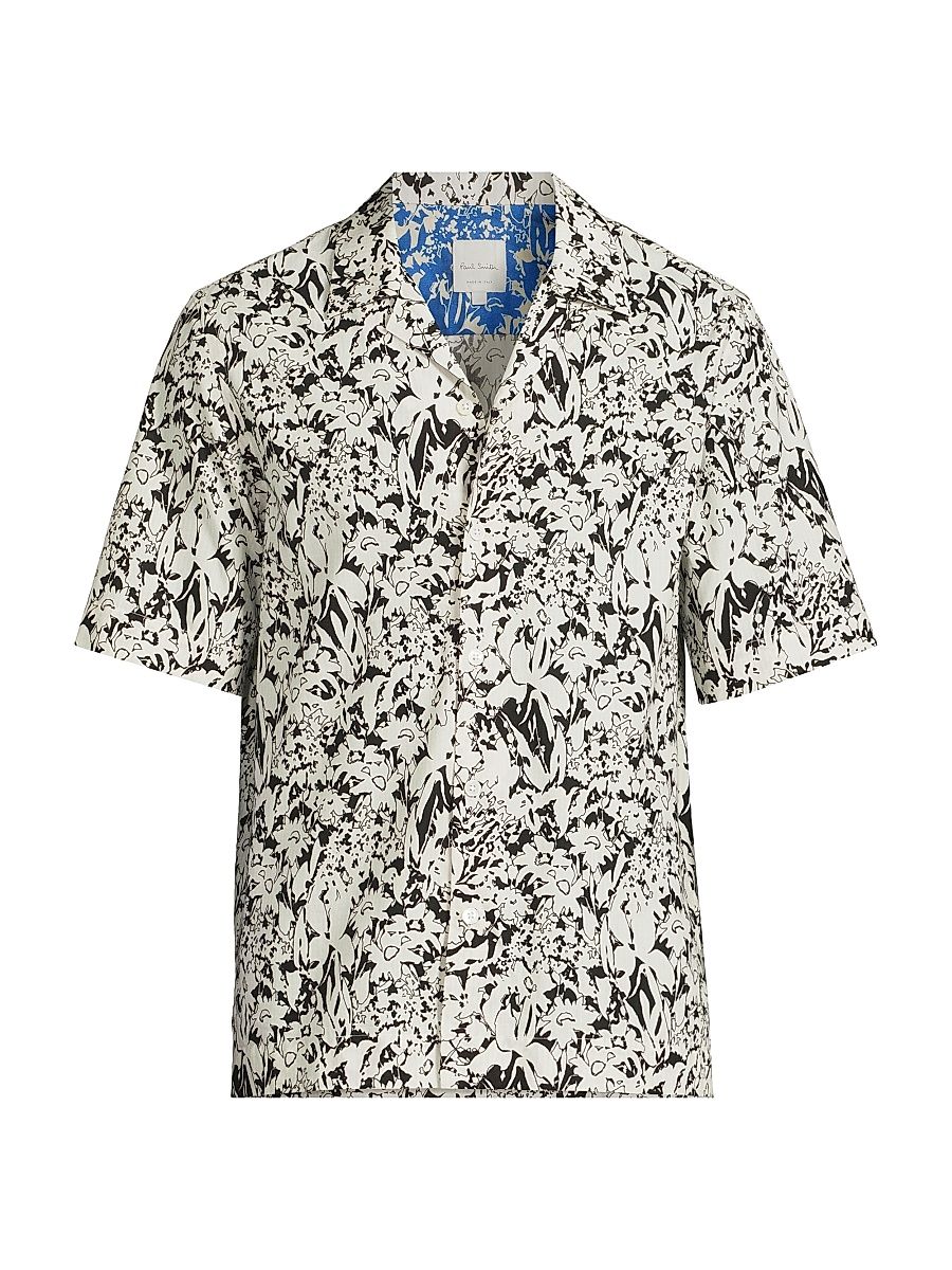 Men's Avant Garden Regular-Fit Shirt - Off White - Size Large