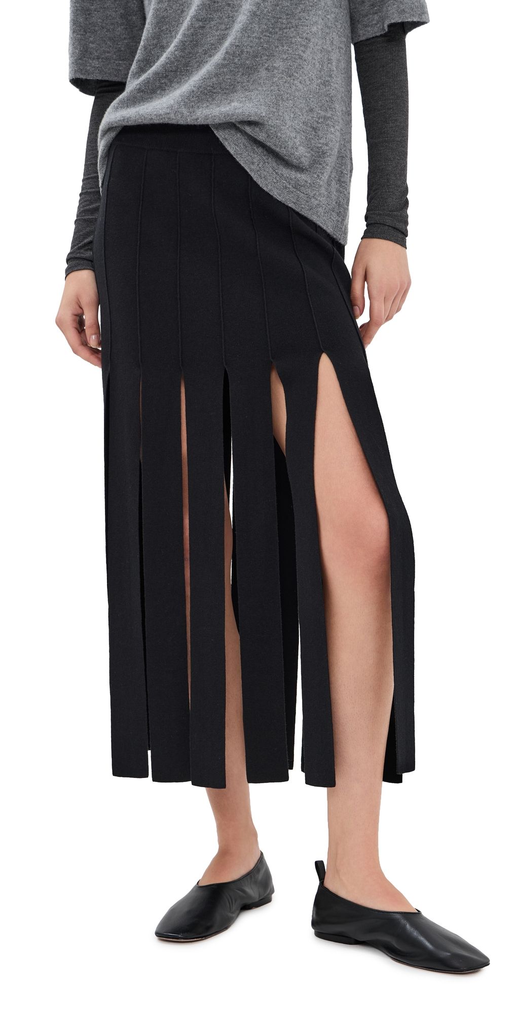 LISA YANG Marloes Skirt Noir 1