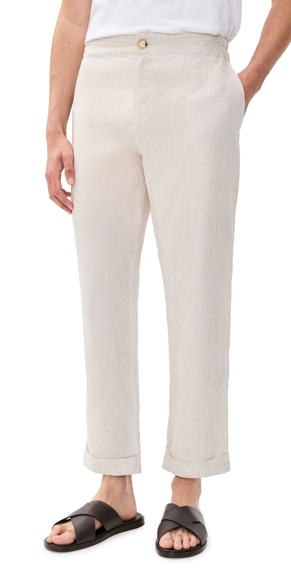 Ripa Ripa The Anacapri Relaxed Trousers Sand XL