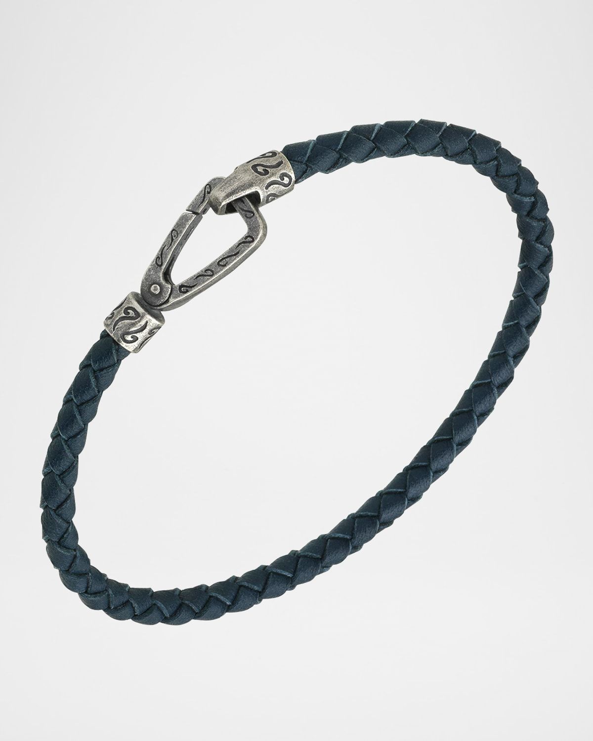 Men & apos;s Lash Woven Bracelet, Silver