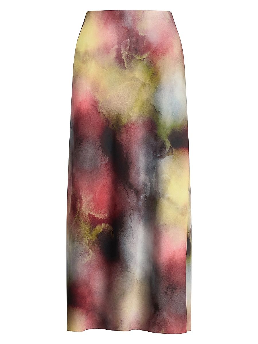 Women's The Favorite Printed Midi-Skirt - Smokey Illuminati - Size XS