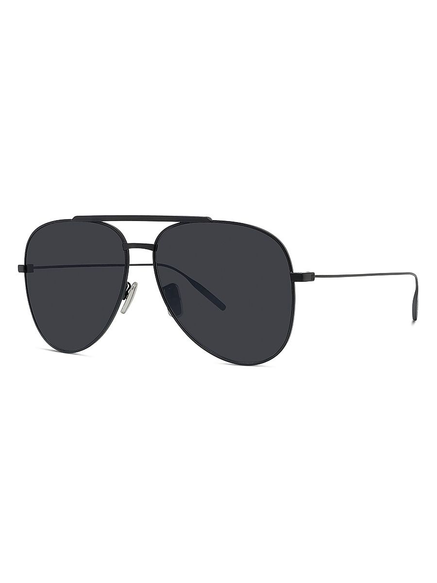 Men's GvSpeed 59MM Pilot Sunglasses - Matte Black Smoke Mirror