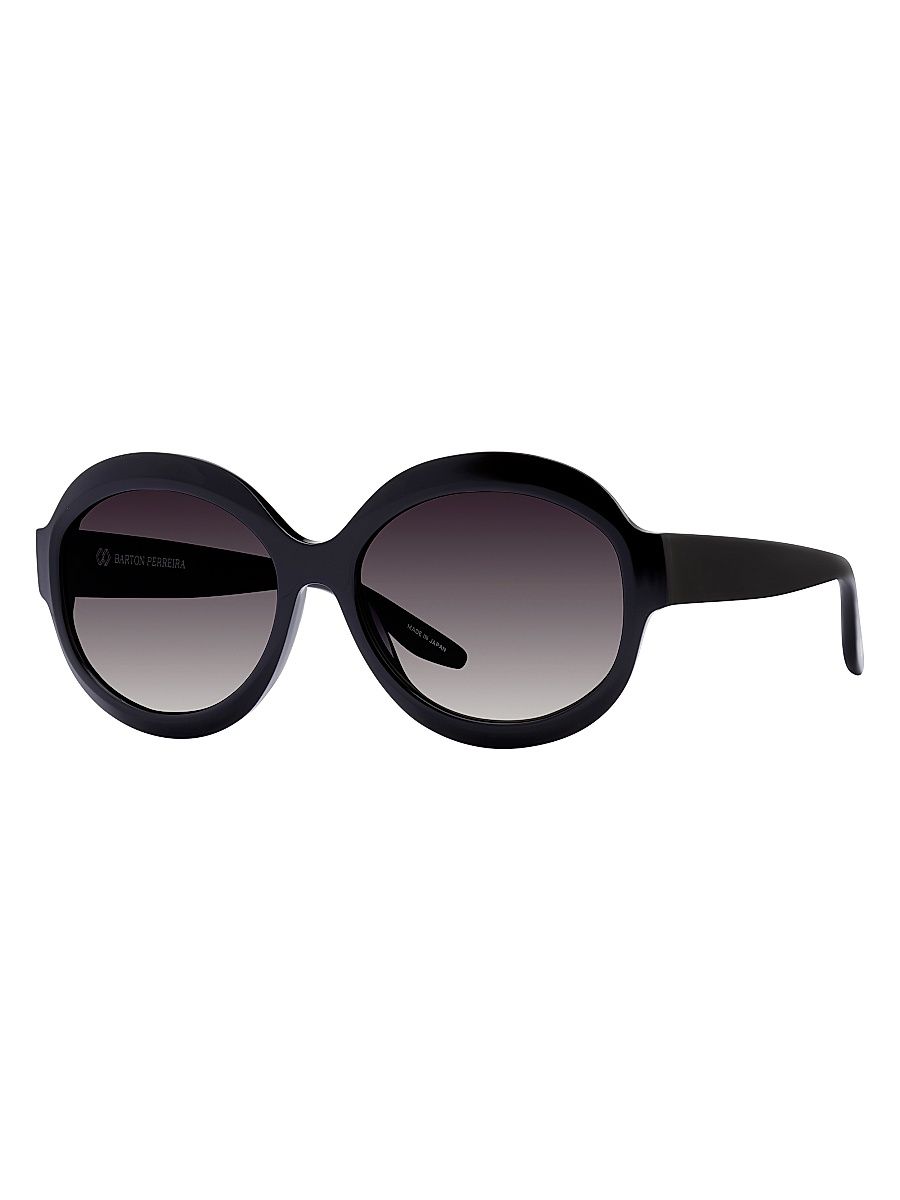 Women's Orleandra 59MM Round Sunglasses - Black