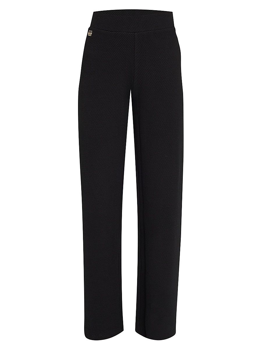Women's Moon Stretch-Knit Pants - Black - Size Large