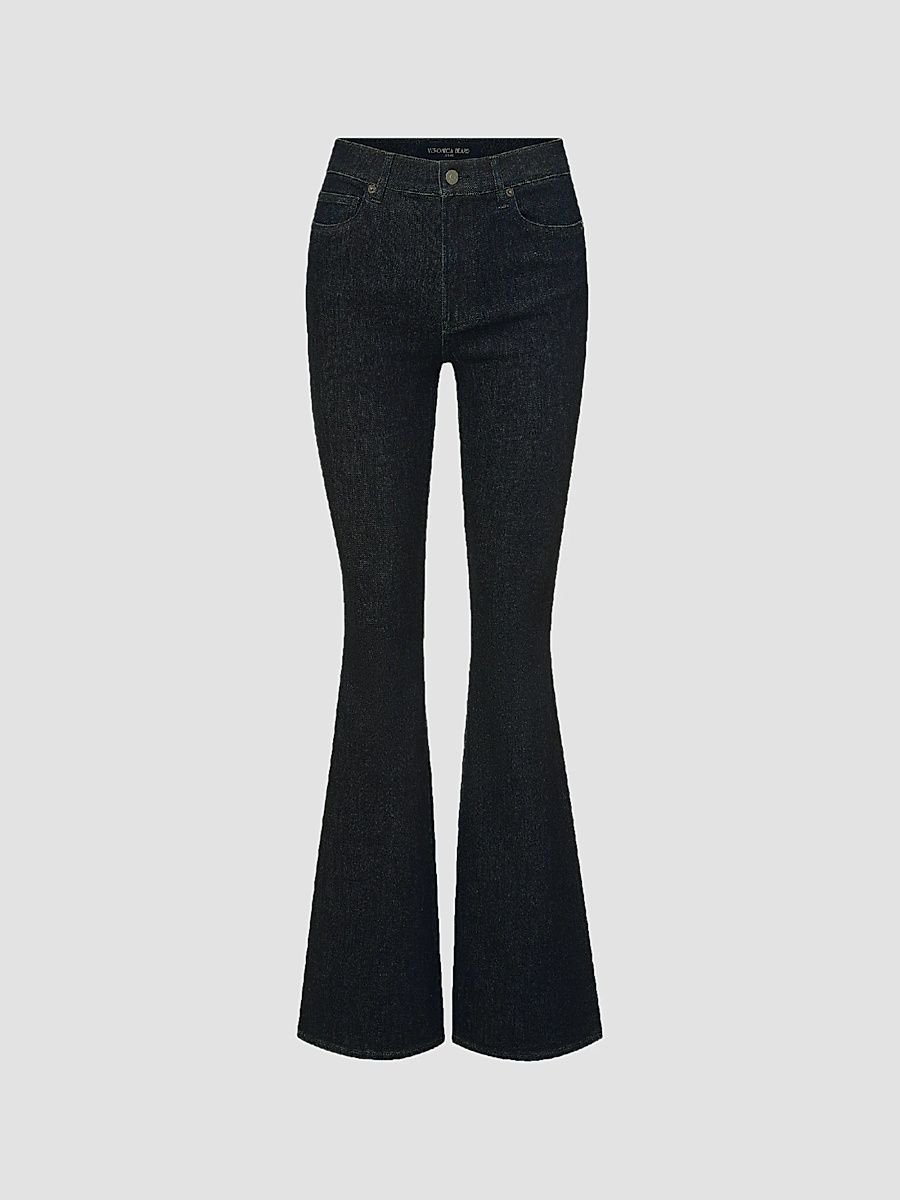 Veronica Beard Women's Beverly High-Rise Skinny Flare Jeans - Indigo Rinse - Size 26