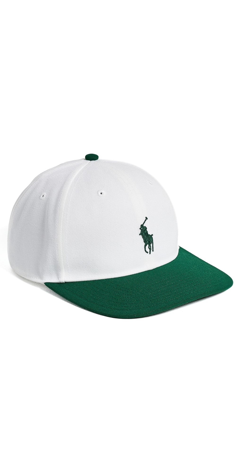 Polo Ralph Lauren Contrast Brim Snapback Cap Paper White/New Forest One Size