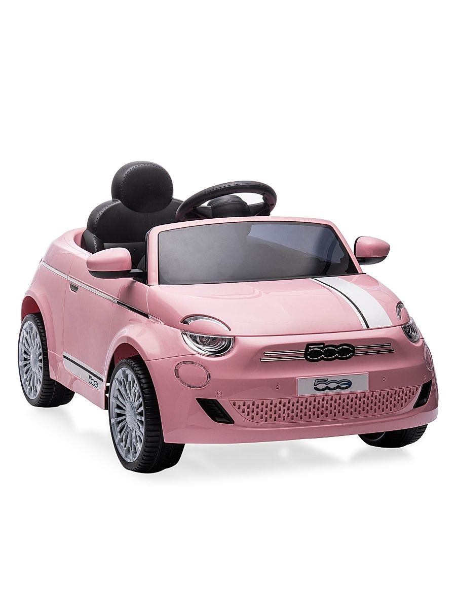 Fiat 500 12V Electric Ride-On Car - Pink