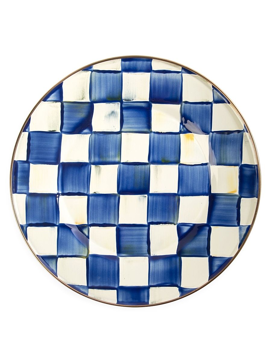 Royal Check Dinner Plate
