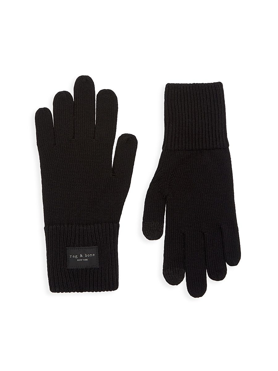 Women's Addison Wool Gloves - Black