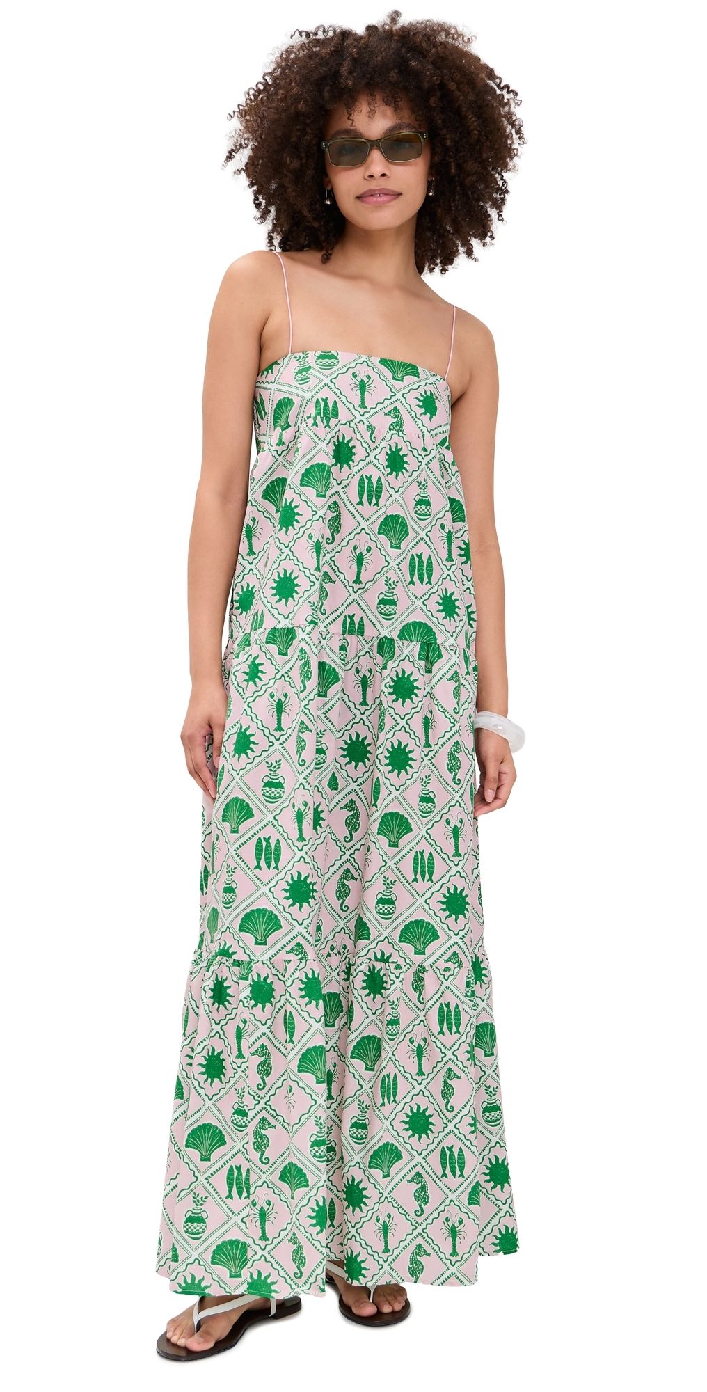 Show Me Your Mumu Long Weekend Maxi Dress Coastal Collage XS