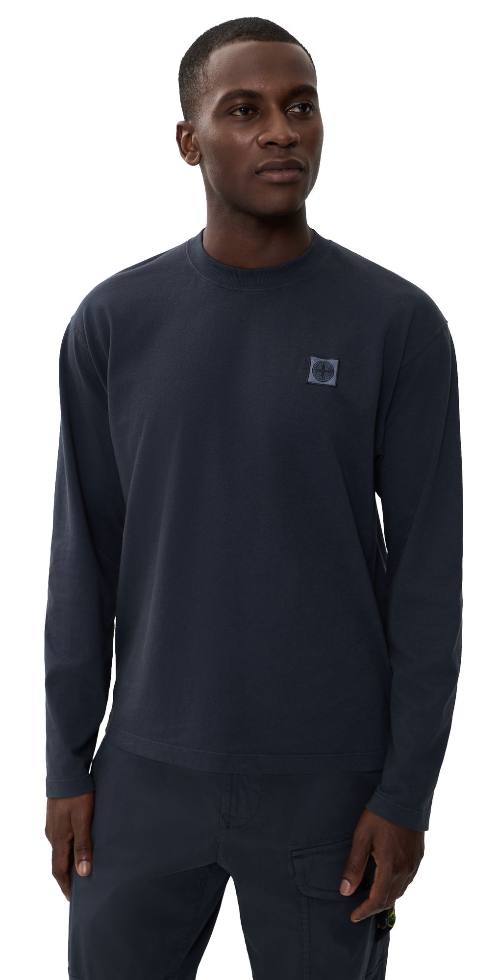 Stone Island Long Sleeve Tee Blue Navy M