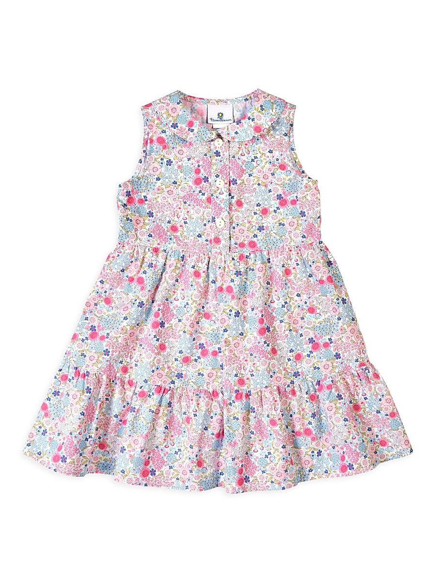 Little Girl's Floral Shirtdress - Size 6