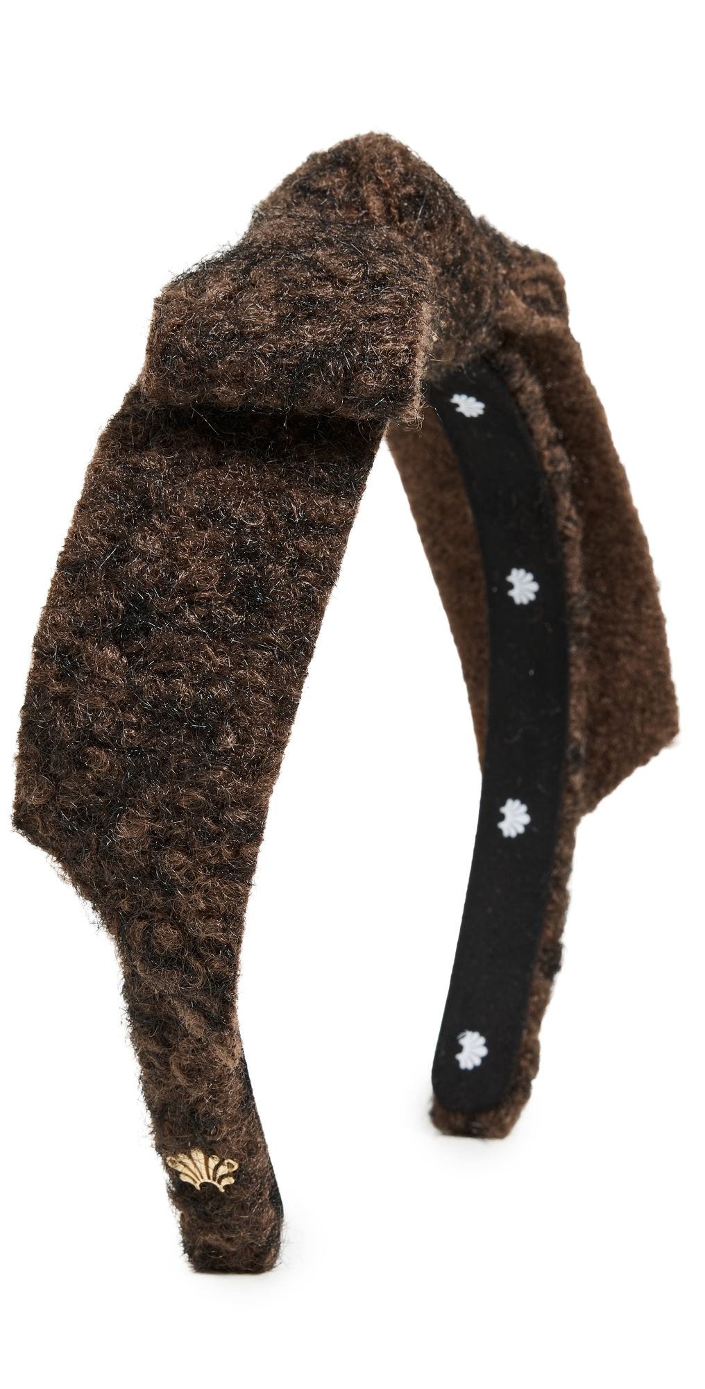 Lele Sadoughi Bardot Headband Espresso One Size