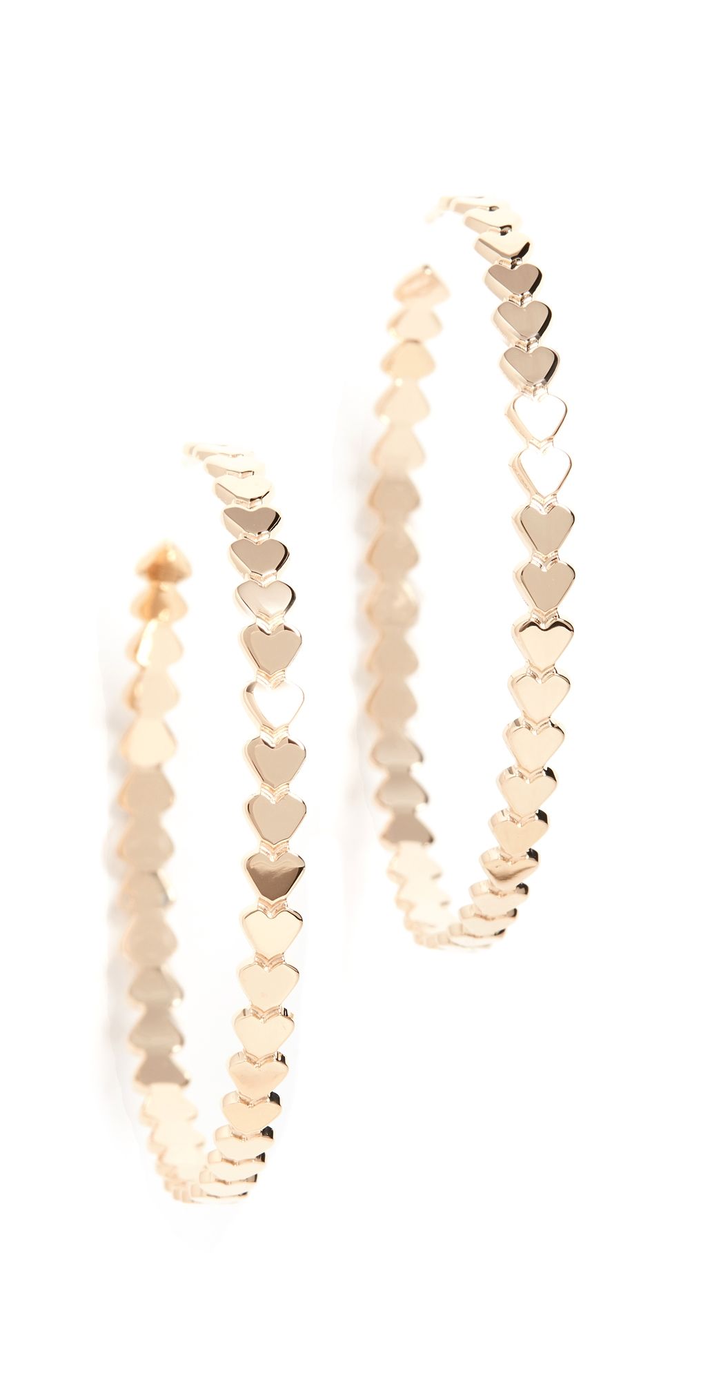 Jennifer Zeuner Jewelry Drea Hoop Earrings Yellow Vermeil One Size