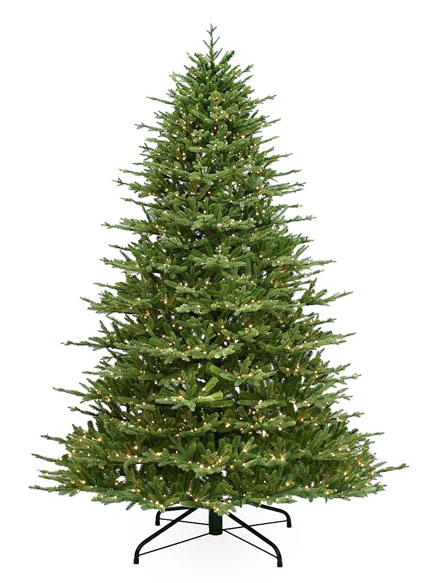 Holiday Newness Deluxe 9' Pre-Strung Faux Saint Catherine Tree - Green