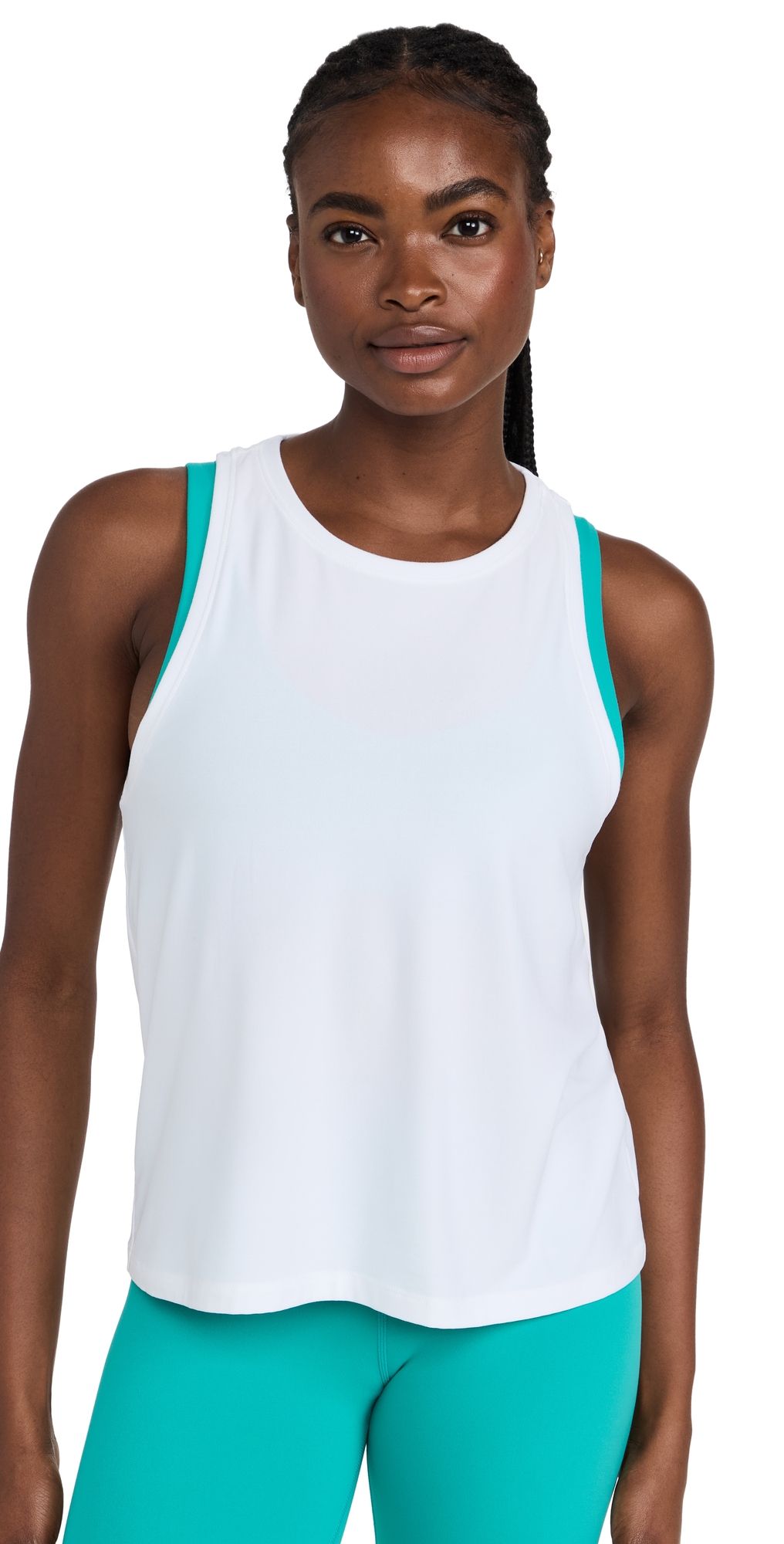 Beyond Yoga Featherweight Rebalance Tank Cloud White XL