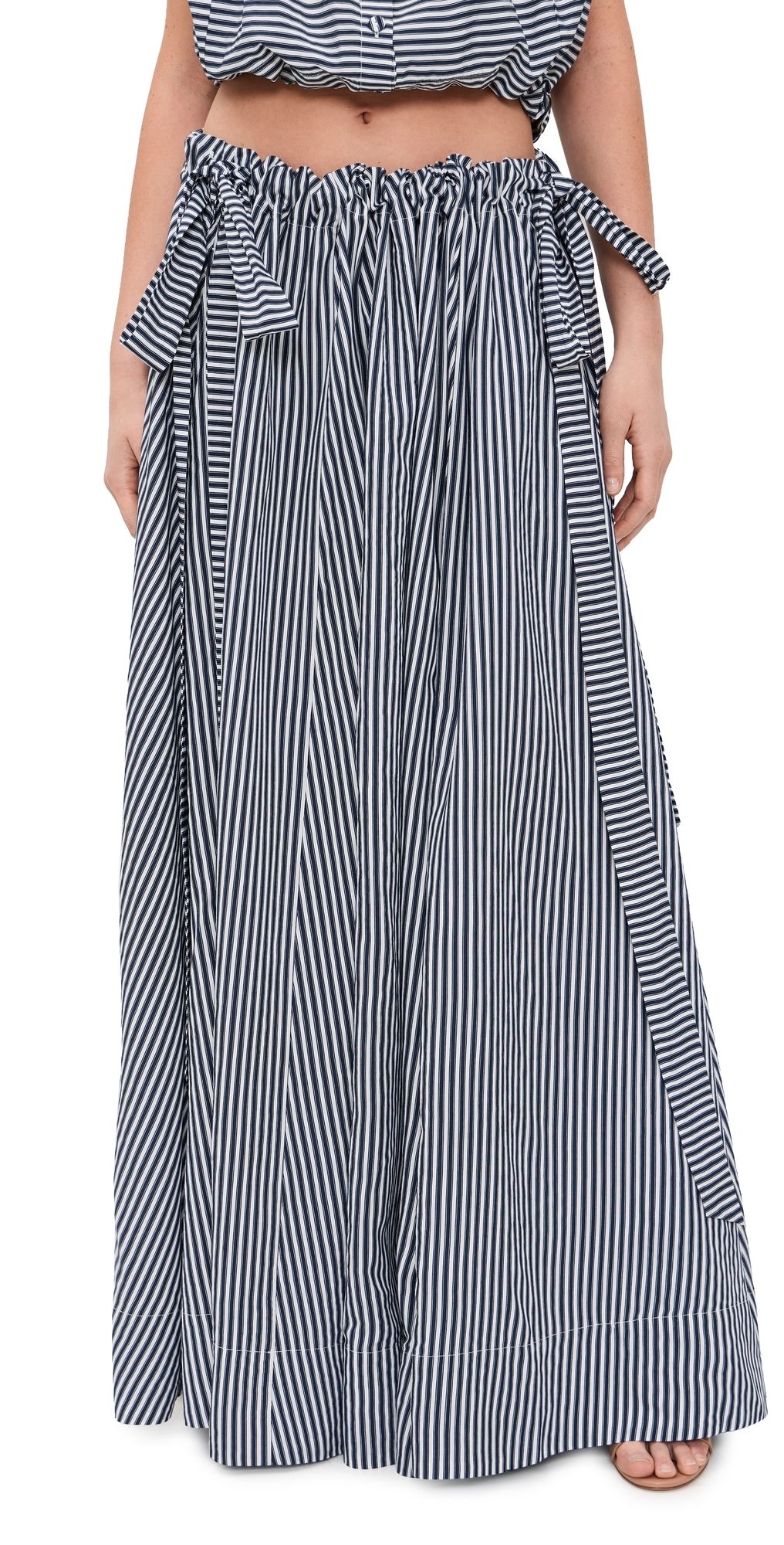 Coniglio Palm Beach Adjustable Cara Maxi Skirt Pier Stripe One Size