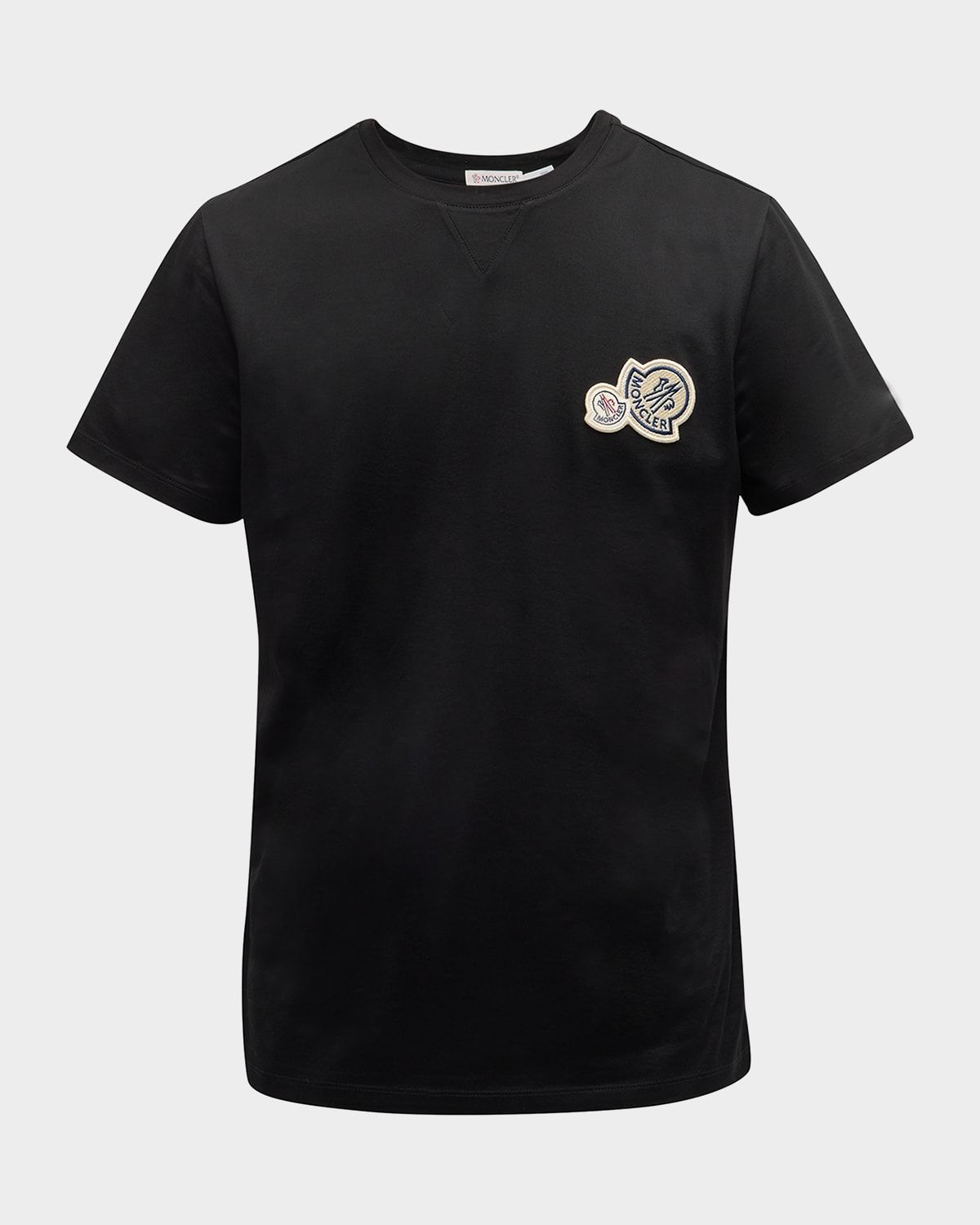 Men & apos;s Double Logo-Patch T-Shirt