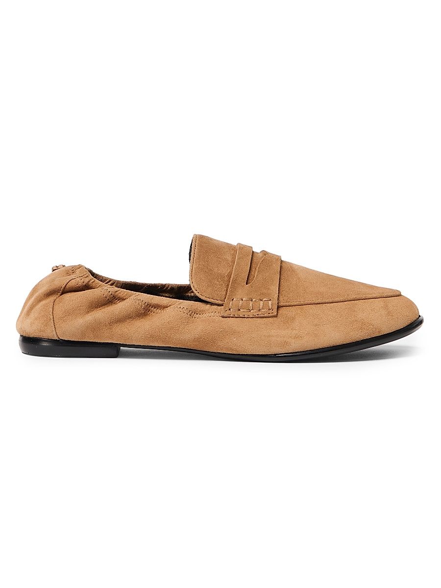 Women's Danna Suede Loafers - Light Camel - Size 11