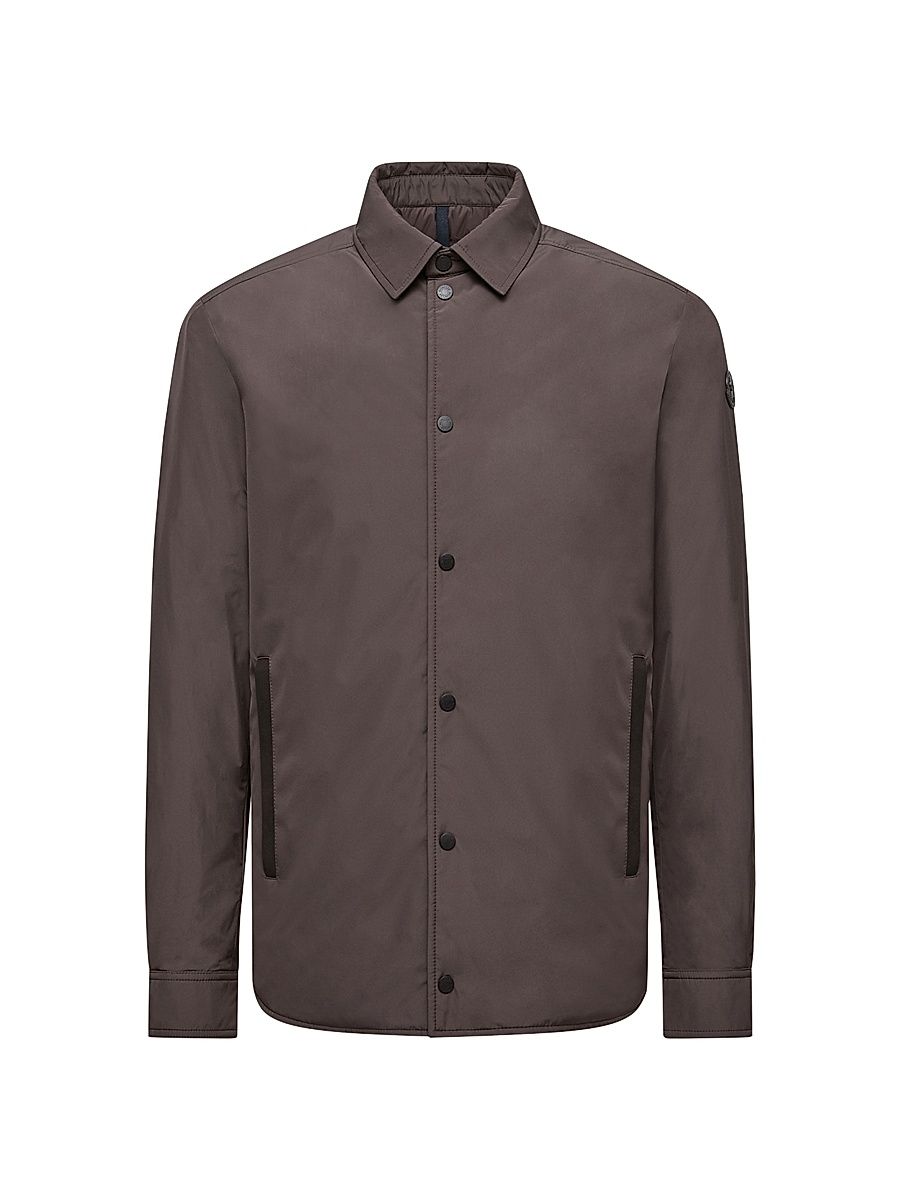 Men's Gascogne Padded Shacket - Brown - Size XXXL