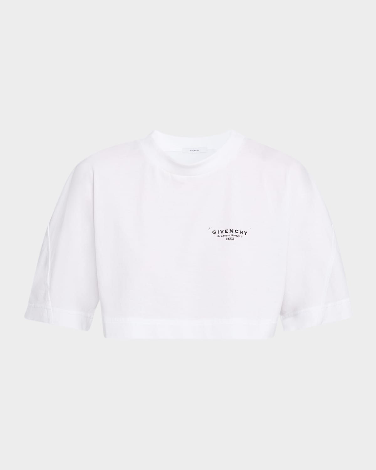 Logo Crop Cocoon T-Shirt