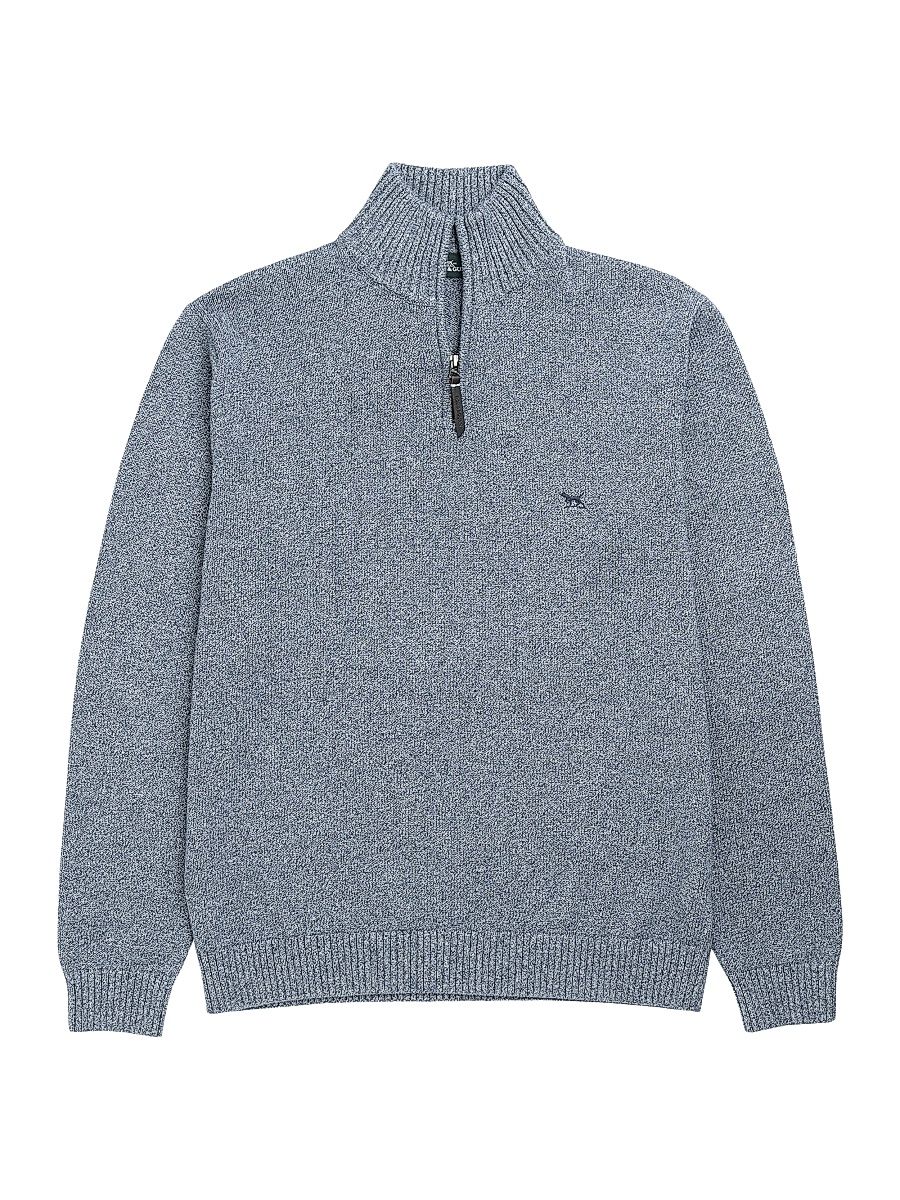 Men's Merrick Bay Quarter-Zip Sweater - Indigo - Size XL