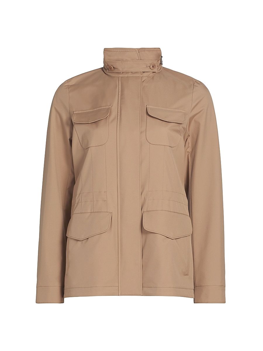 Women's Traveler Mini Field Jacket - Camel - Size 6
