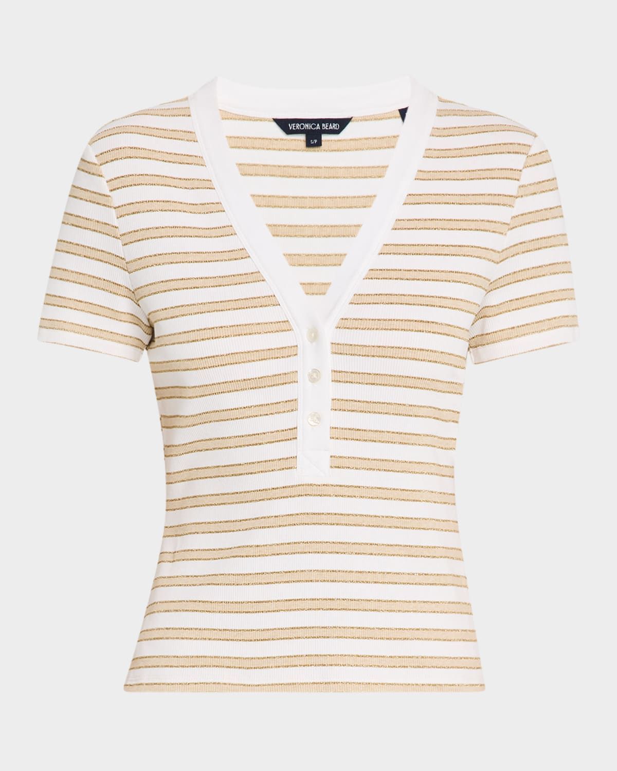 Dekalb Stripe Short-Sleeve Top