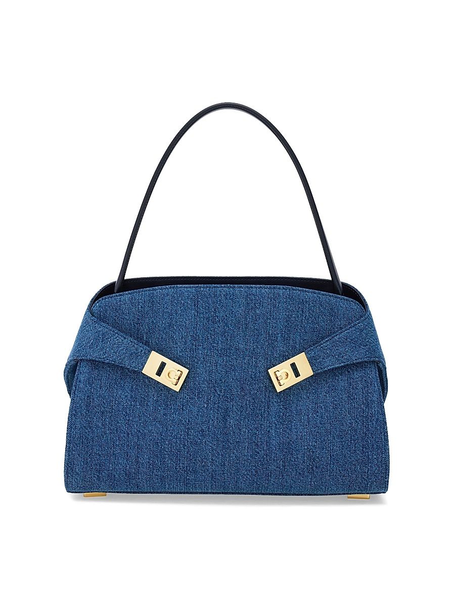 Women's Hug Denim Shoulder Bag - Denim Prova Midnight