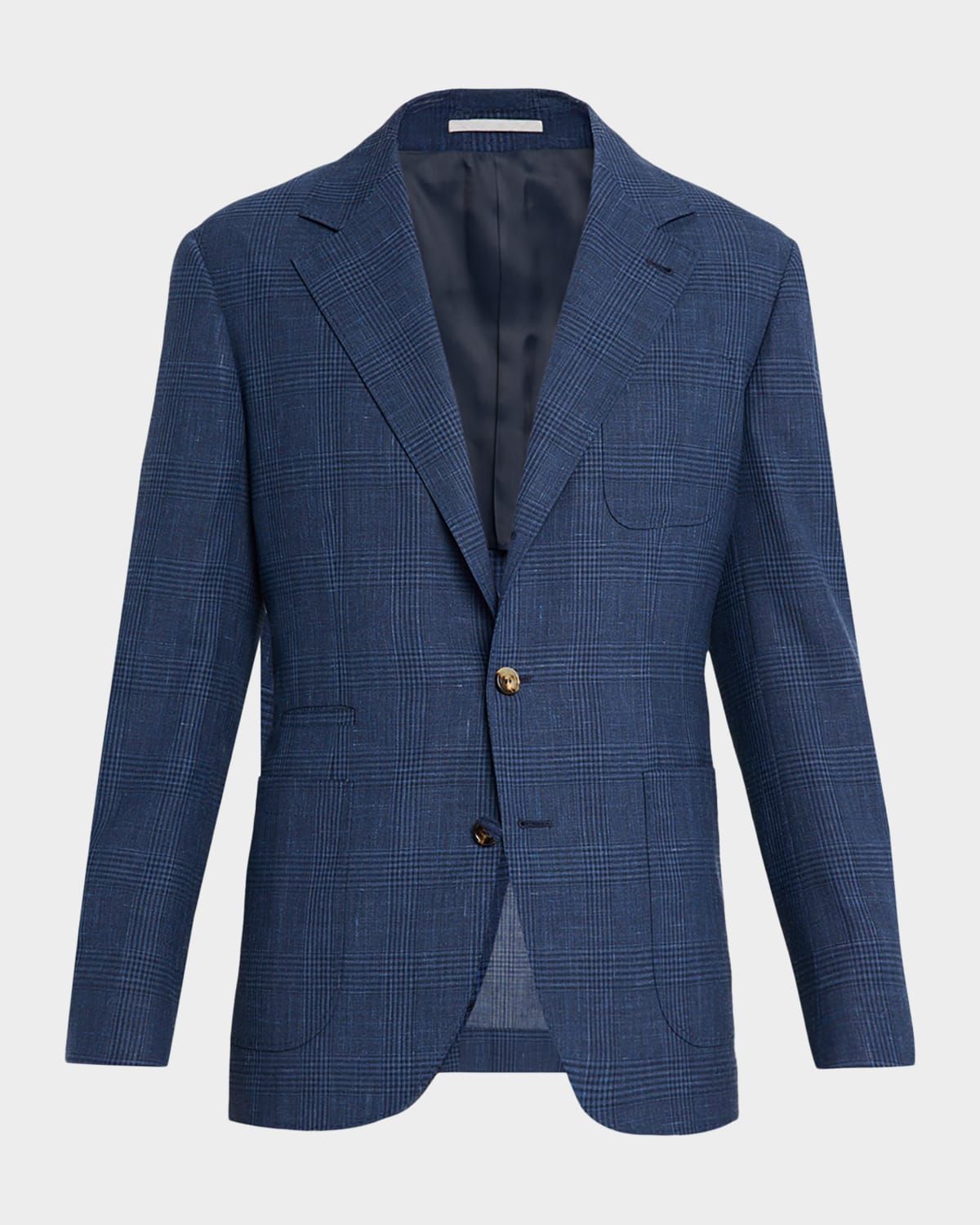 Men & apos;s Glen Plaid Single-Breasted Suit Jacket