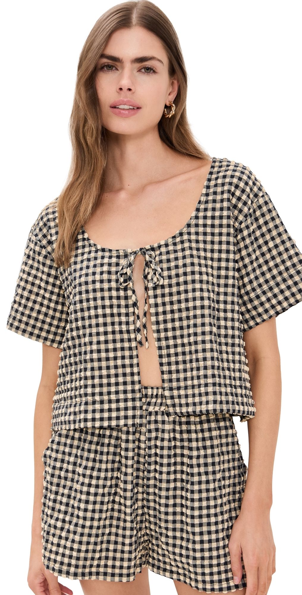 VRG GRL The Sea & I Smock Top Multi XS