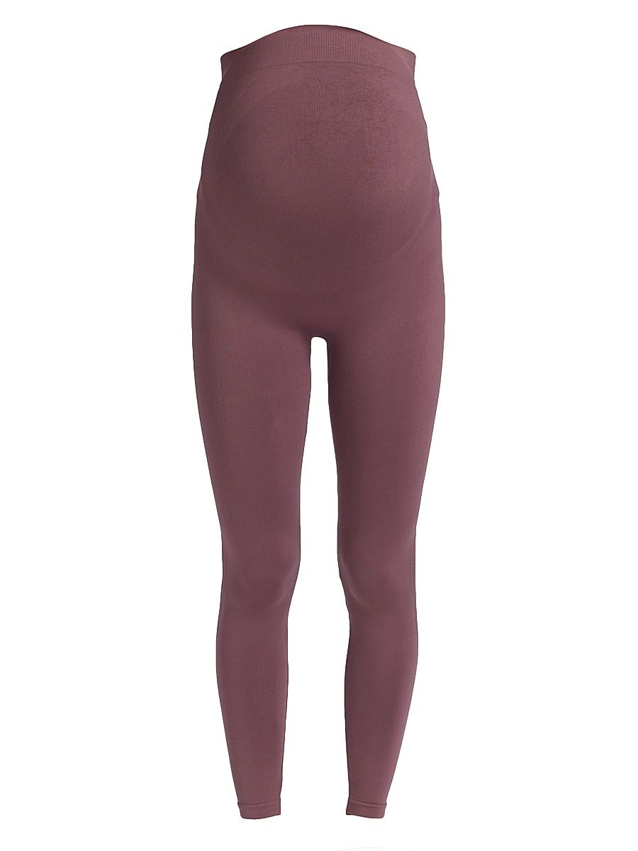 Women's Everyday Maternity Belly Support Leggings - Soft Fawn - Size Small