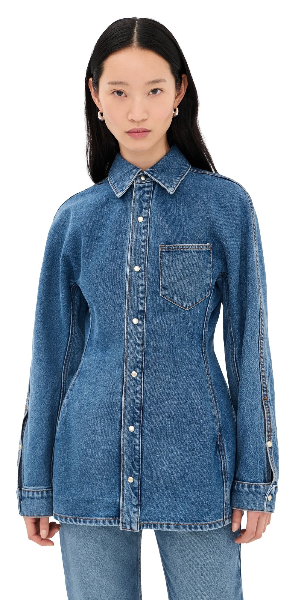 Ossou Cinch Shirt HORIZON WASH M