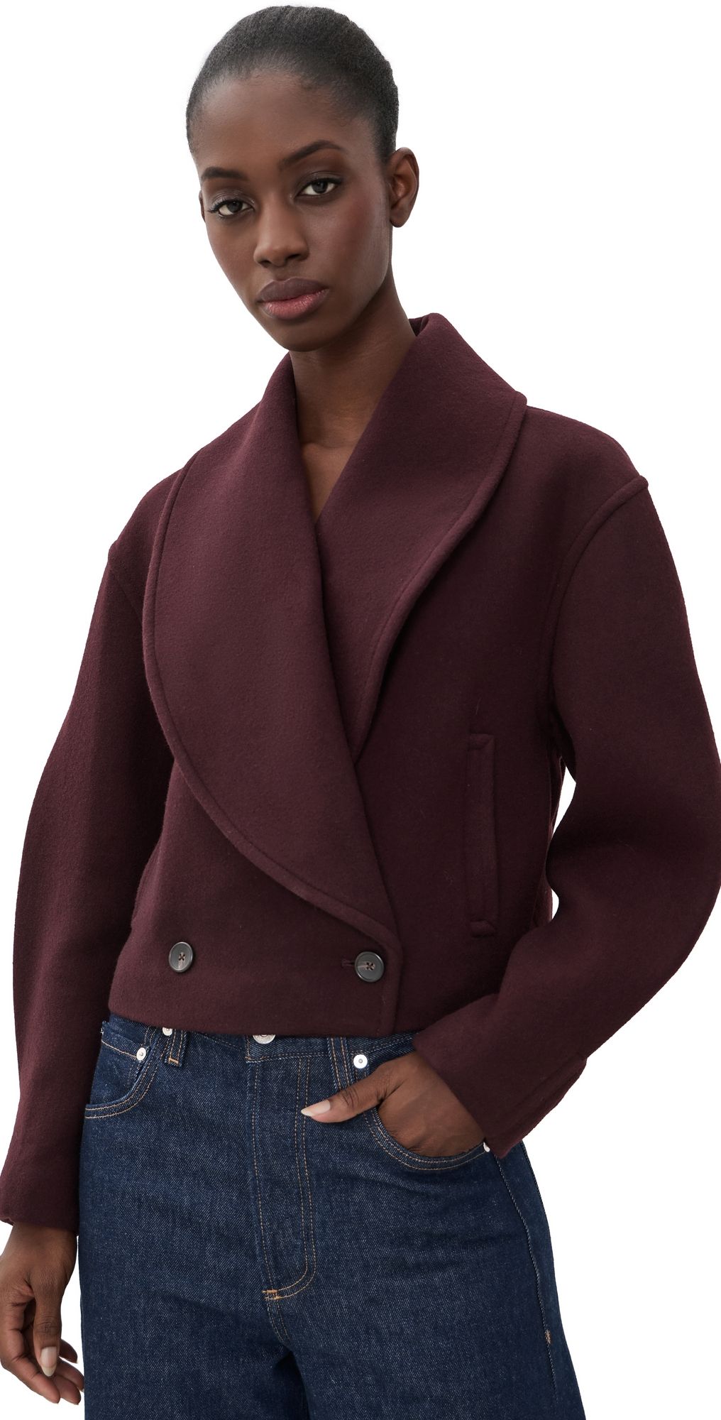 A. L.C. Stella Jacket Deep Mulberry L