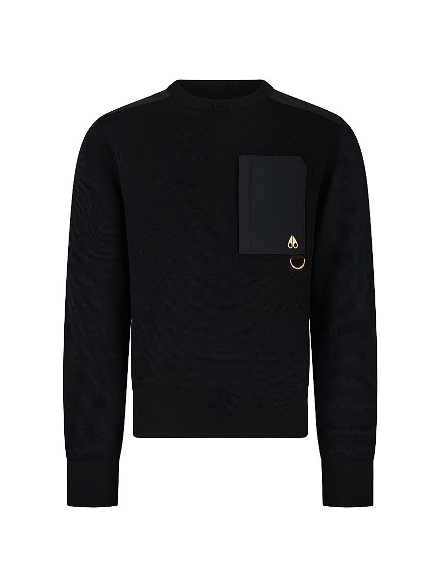 Men's Elowan Accented Sweater - Black - Size XXL