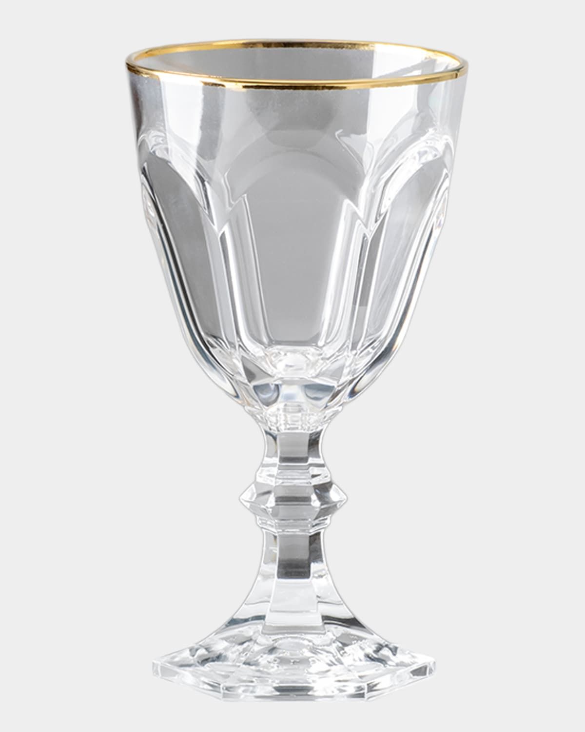 Dolce Vita Gold Thread Water Goblet, 6.75 oz.