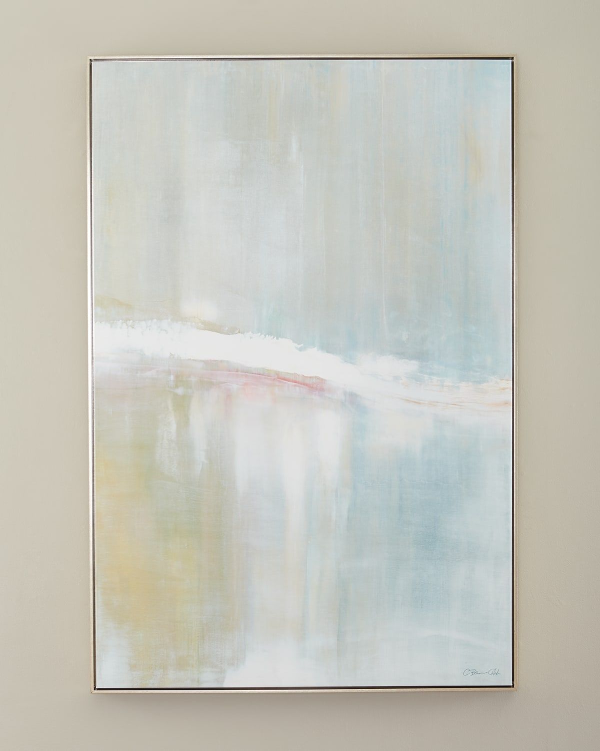 Refuge Vertical 40x60, Hand-Embellished