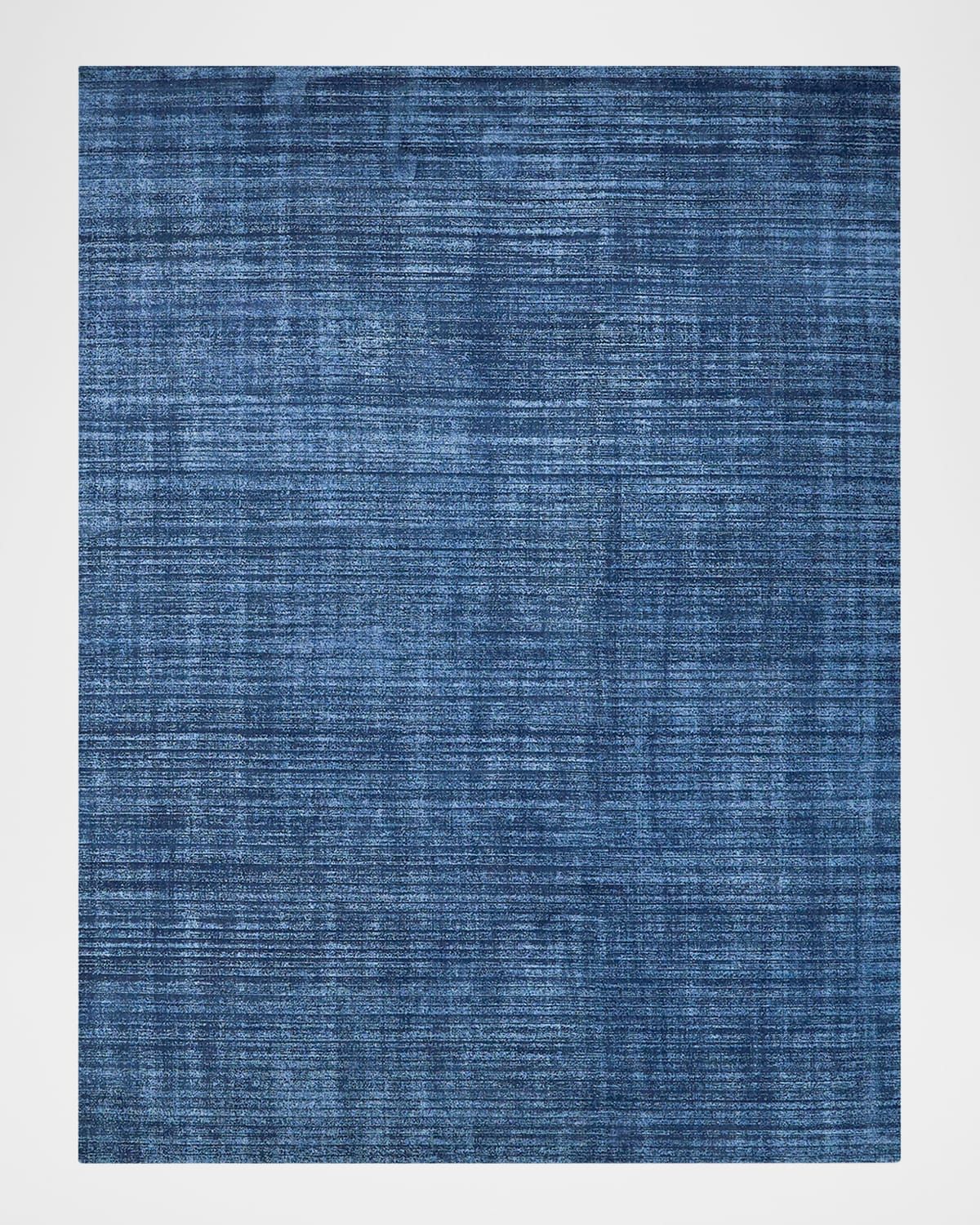 Martelli Modern Hand-Loomed Navy Rug