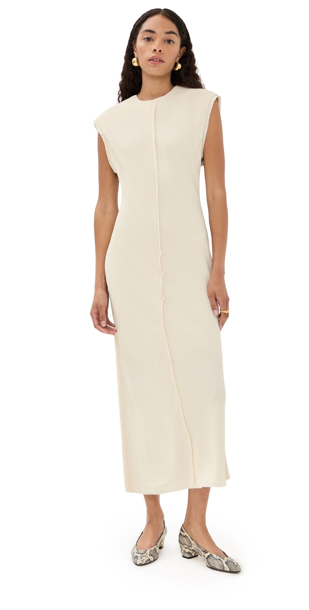 AMI Midi Dress Ivoire 40