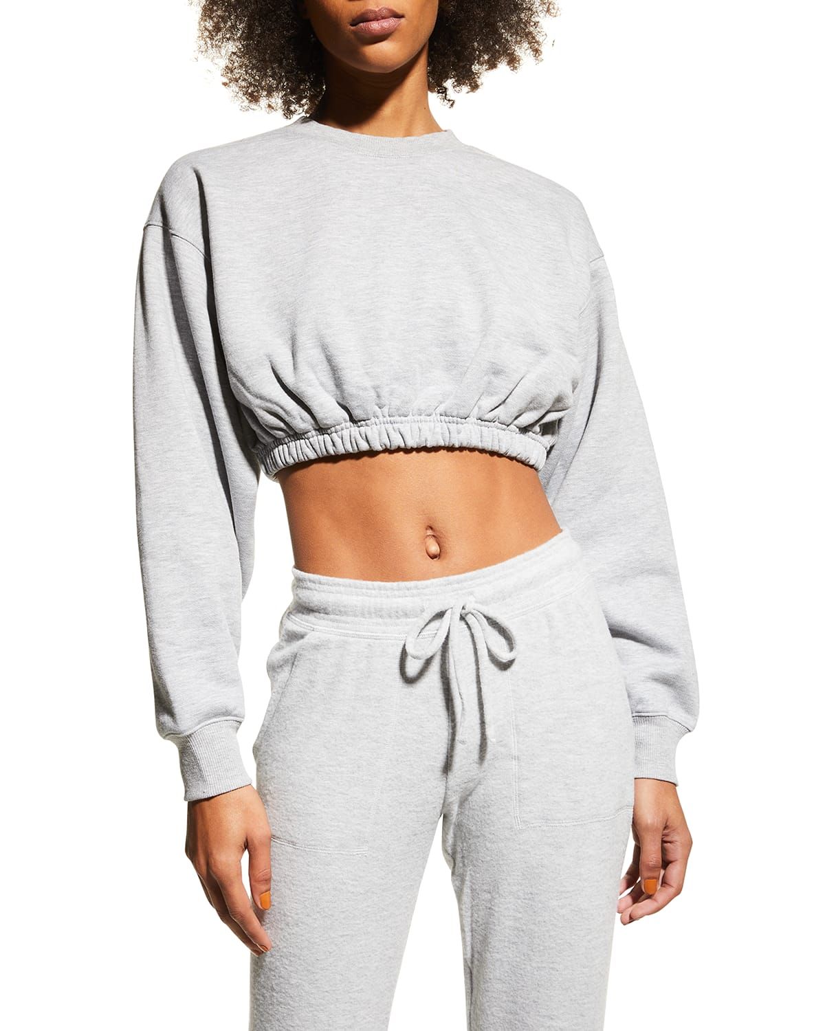 Devotion Pullover Fleece Crop Top