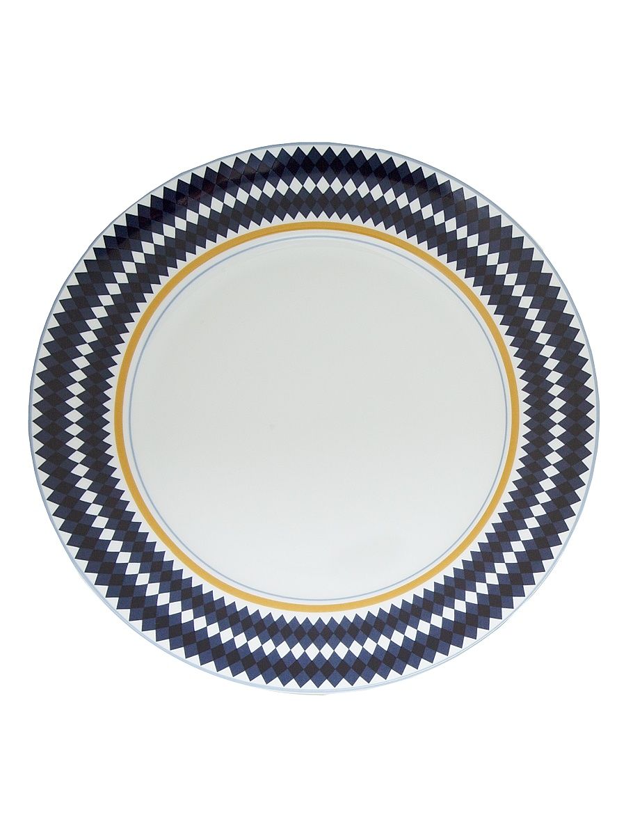 Evolucion Dinner Plate 4-Piece Set - Navy