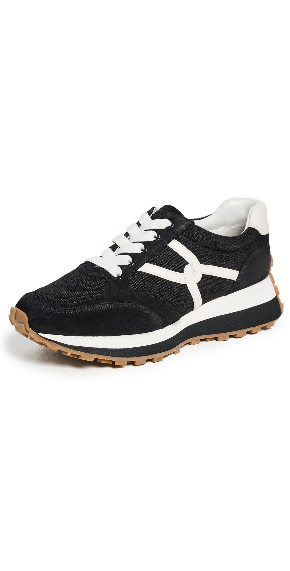 Veronica Beard Valentina Sneakers Black/White 5.5