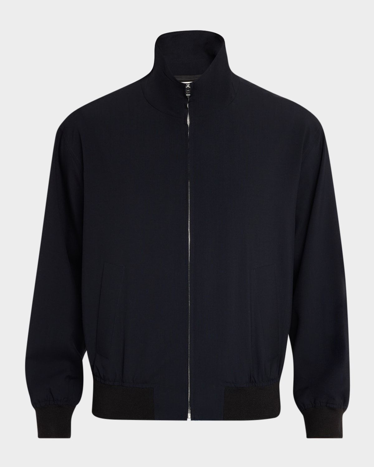 Men & apos;s Wool Full-Zip Blouson