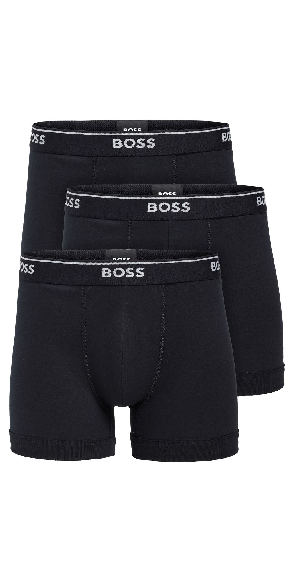 BOSS Classic Cotton 3 Pack Boxer Briefs Black L