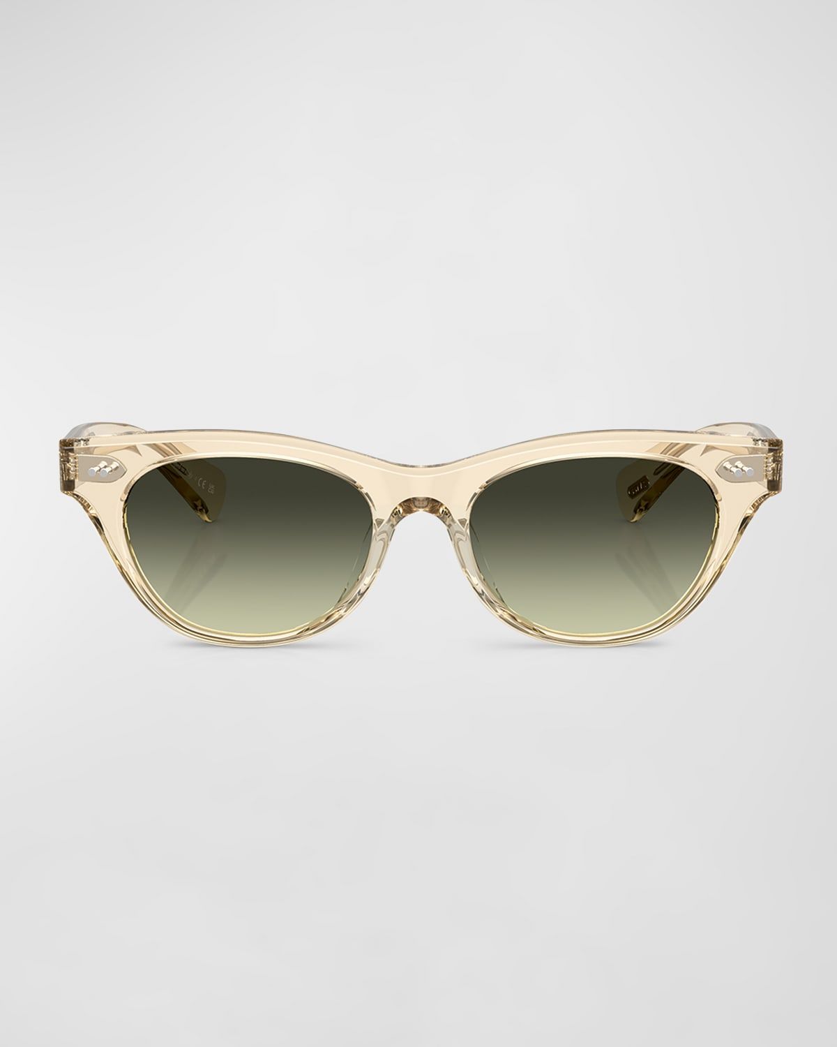 Avelin Gradient Acetate Butterfly Sunglasses
