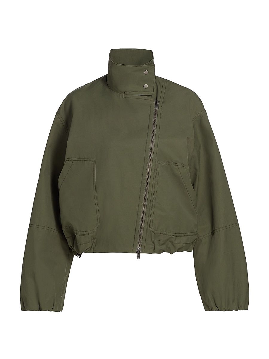 Women's Sculpted Parachute Jacket - Peg Pine Grove - Size Large