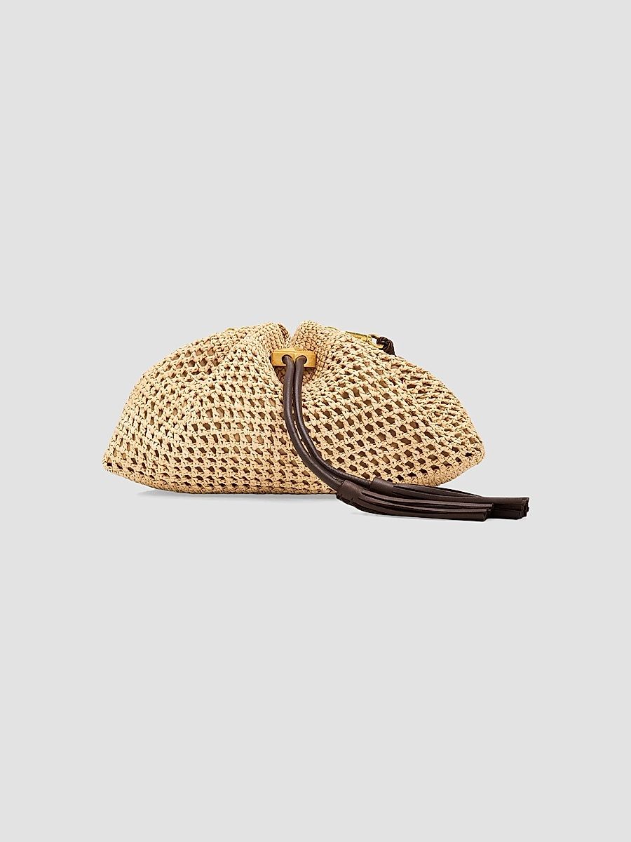 Women's Bon Bon Shoulder Bag - Natural Chocolate Gold