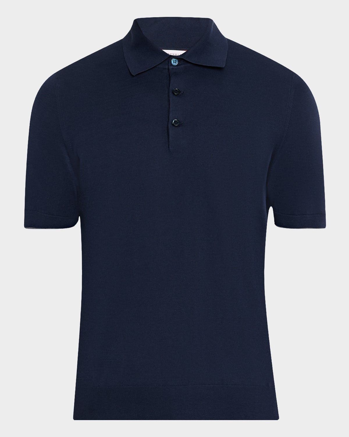 Men & apos;s Cotton Knit Polo Shirt