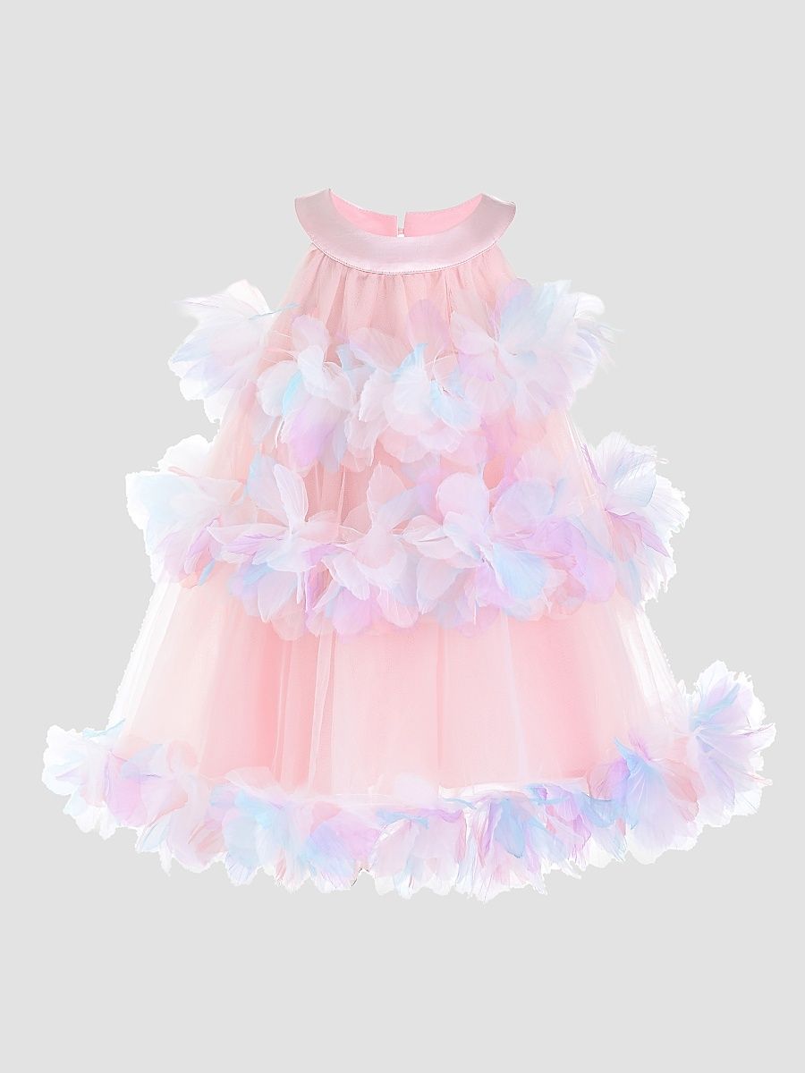 Little Girl's Evolette Dress - Pink - Size 6